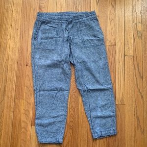 Old Navy Denim linen draw string pants